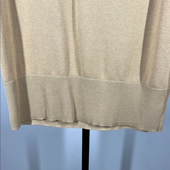 Michael Kors Tan Raglan Sleeve Sweater Dress - Picture 3 of 5